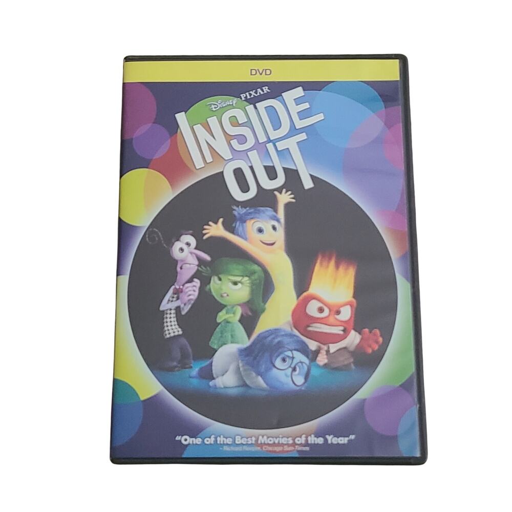 Disney Pixar: Inside Out (1) (DVD 2015) Comedy Emotions Animation Rily Joy Movie